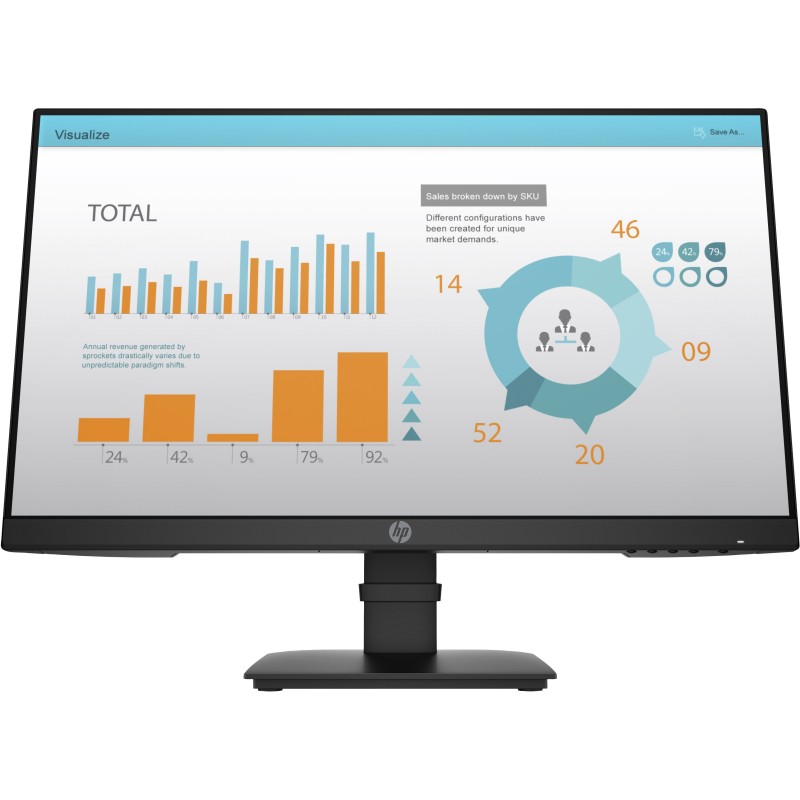 HP P24 G4 60,5cm (23,8") FullHD Office IPS Monitor 16:9 VGA/HDMI/DP